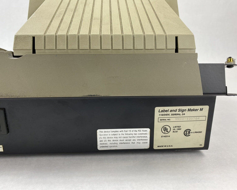 Brady Labelizer Plus Label and Sign Maker M No Power Cord For Parts or Repair