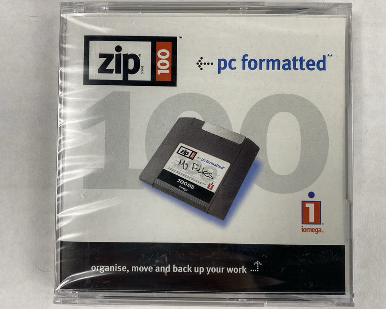 Iomega ZIP 100 pc100mb PC Formatted Data Cartridge (Lot of 6)