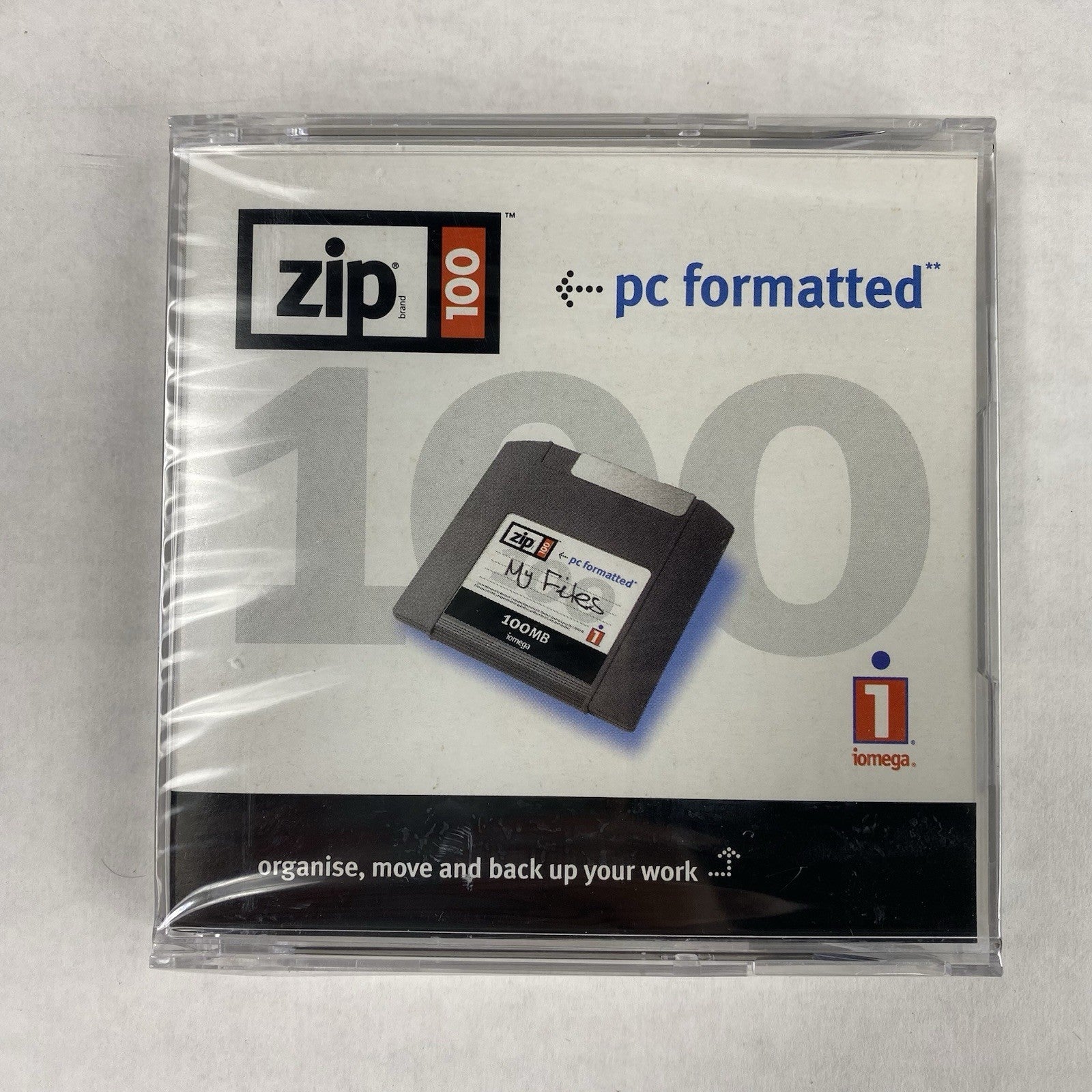Iomega ZIP 100 pc100mb PC Formatted Data Cartridge (Lot of 6)