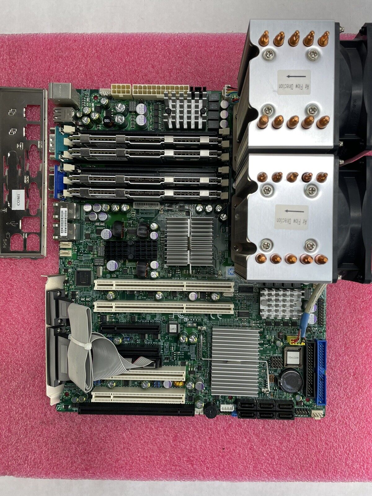 Advantech X7DVL-E Motherboard Intel 2x Xeon E5335 2GHz 8GB RAM w/Shield