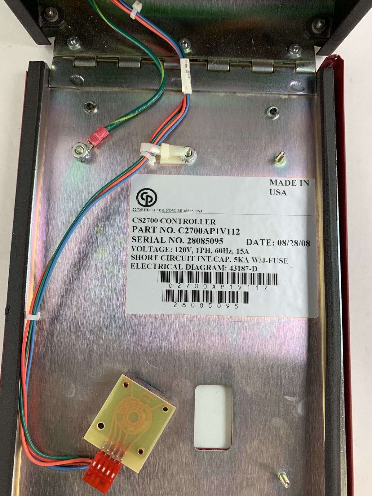 CP TechMotive CS2700AP1V112 Tool Controller CS2700 Parts and Repair