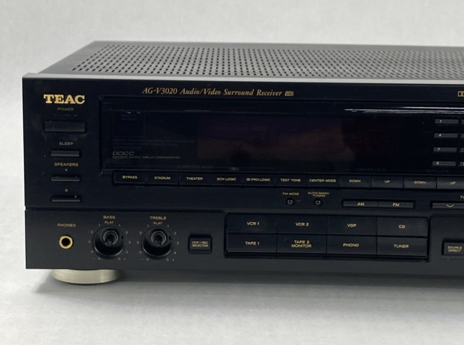 TEAC AG-V3020 Stereo Receiver No Remote