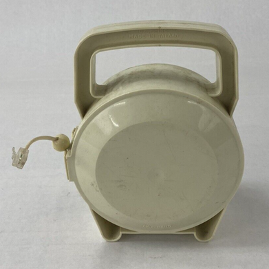 Vintage PORT-A-PHONE Leviton Cable 50 Foot Telephone Cord Reel Double Outlet