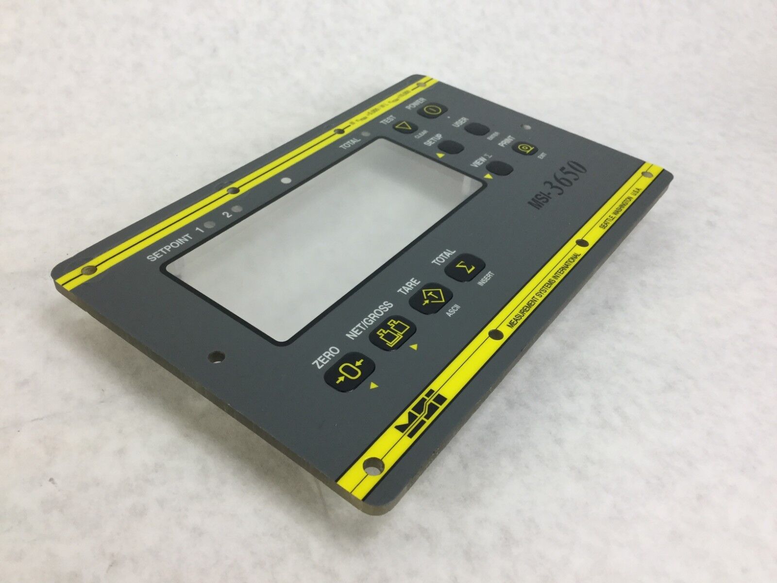 Measurement Systems International MSI-3650  ***Front Cover Only