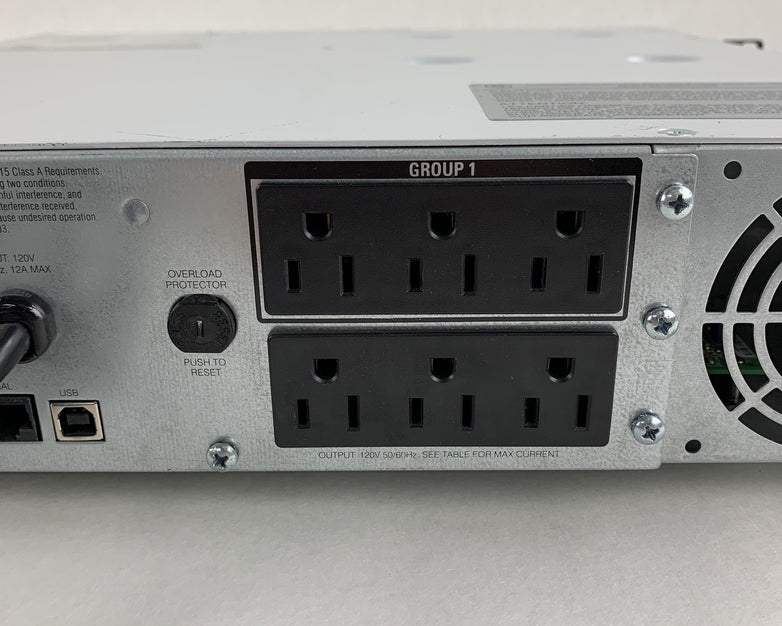 APC SMT1000RM2U Smart UPS Back Up Tested  No Batteries