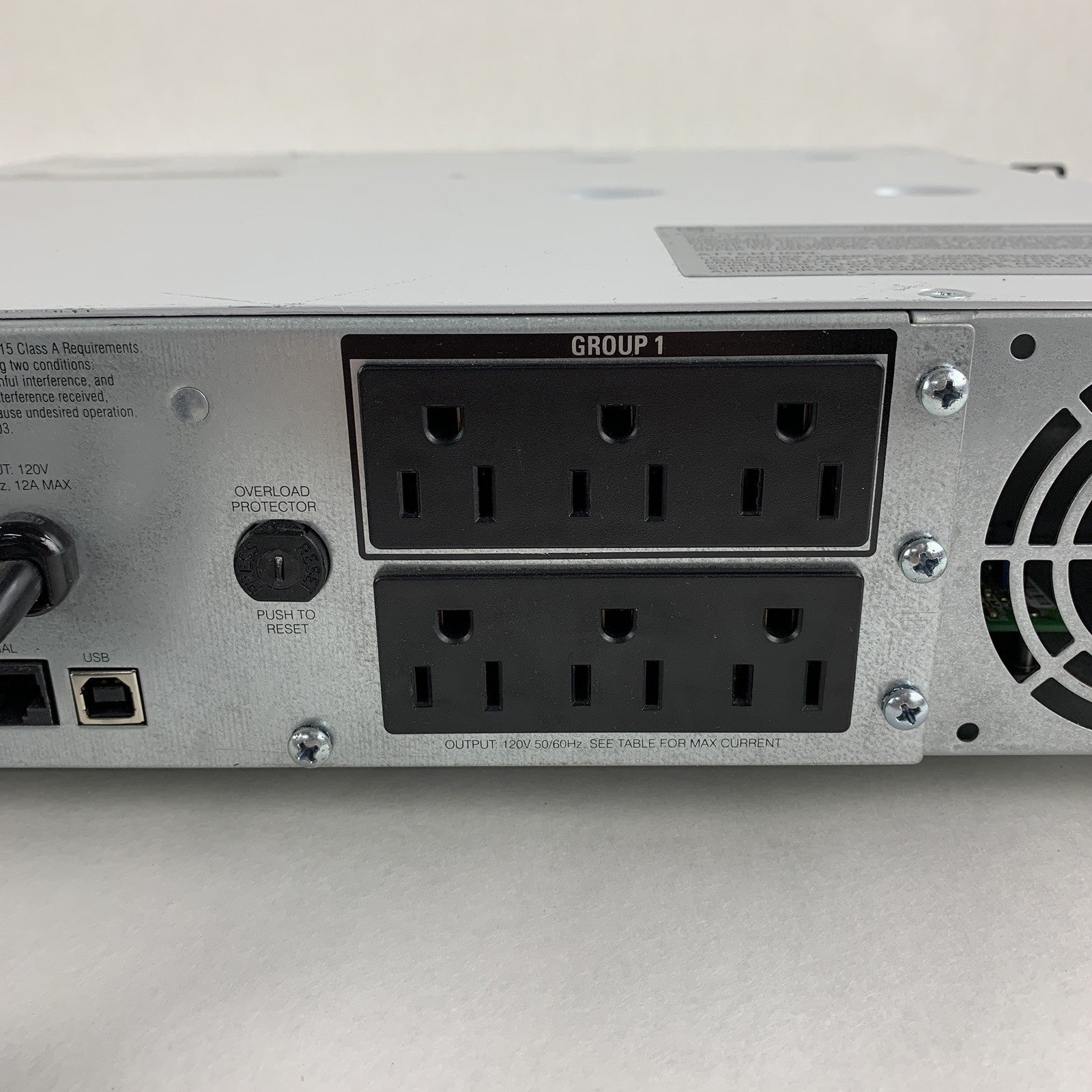 APC SMT1000RM2U Smart UPS Back Up Tested  No Batteries