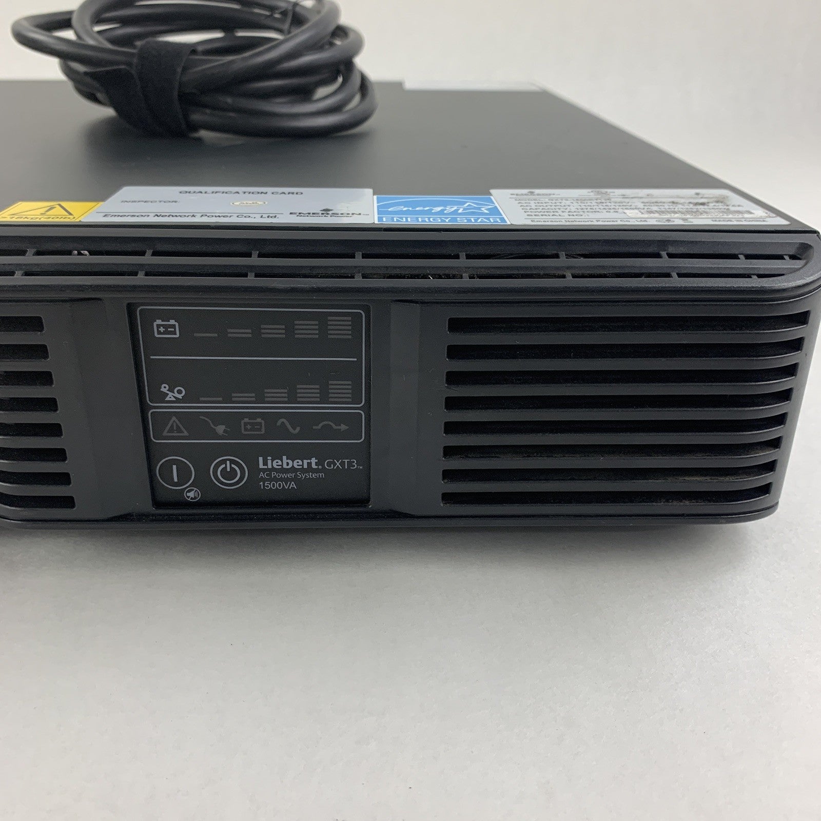 Liebert Emerson GXT3-1500RT120 UPS System Tested No Batteries No Caddy