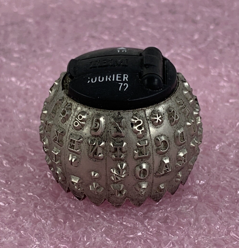 IBM Selectric II Element Typeball Courier 72 Pitch