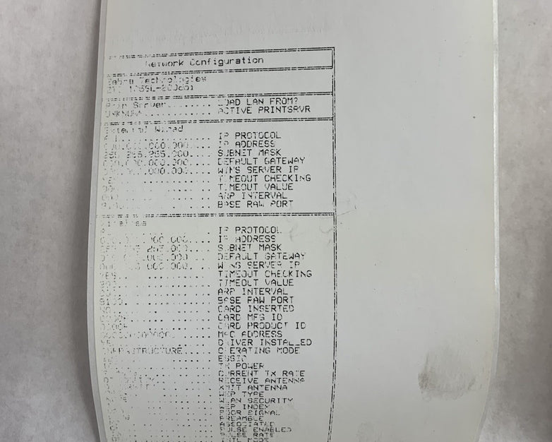 Zebra 105SL 10500-2001-2000 203DPI Thermal Label Printer LP/TLP - Bad Print Head