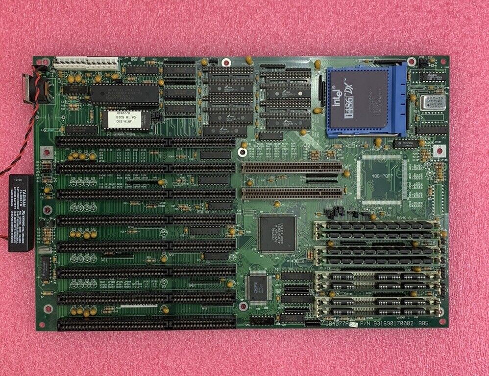 MITAC IB4077A Motherboard 931690170002 Intel 80486DX 33MHz 2MB RAM
