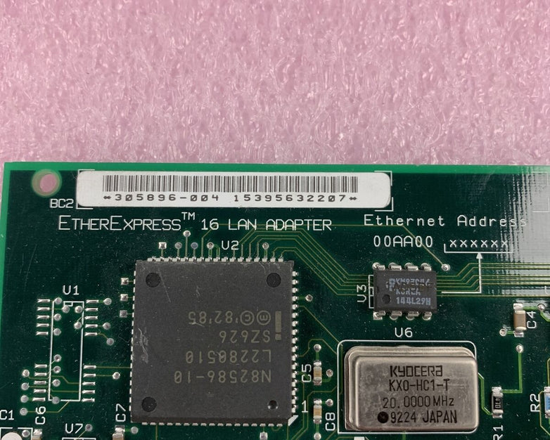 INTEL 16BIT AUI TP ETHERNET EHER EXPRESS ISA Adpater