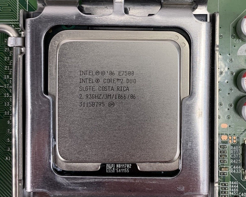 HP Compaq 400 Pro Motherboard Intel Core 2 Duo E7500 2.93GHz 4GB RAM No Shield