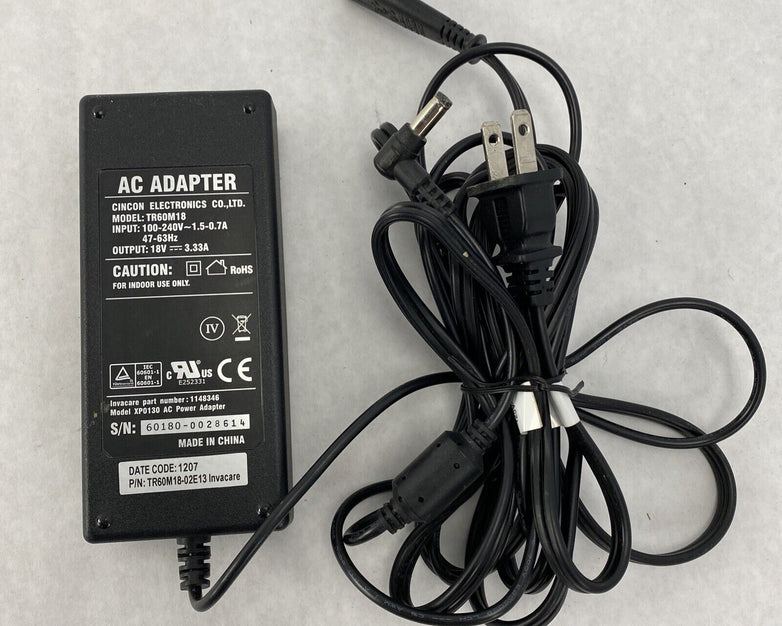 Cincon TR60M18 AC Adapter to 18VDC 3.33A Barrell (Lot of 2)