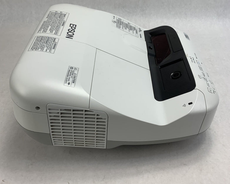 Epson BrightLink 595Wi H599A LCD Projector 2993 Lamp Hours - No Remote Loud Fan