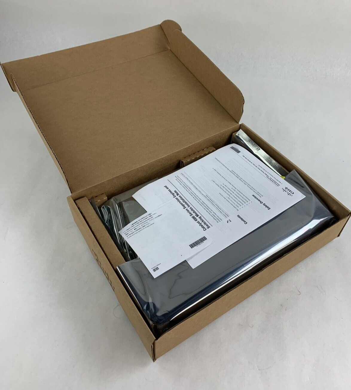 Cisco Catalyst WS-X4748-UPOE+E 4500-E UPoE Switch Line Card 48 Ports Box Opened