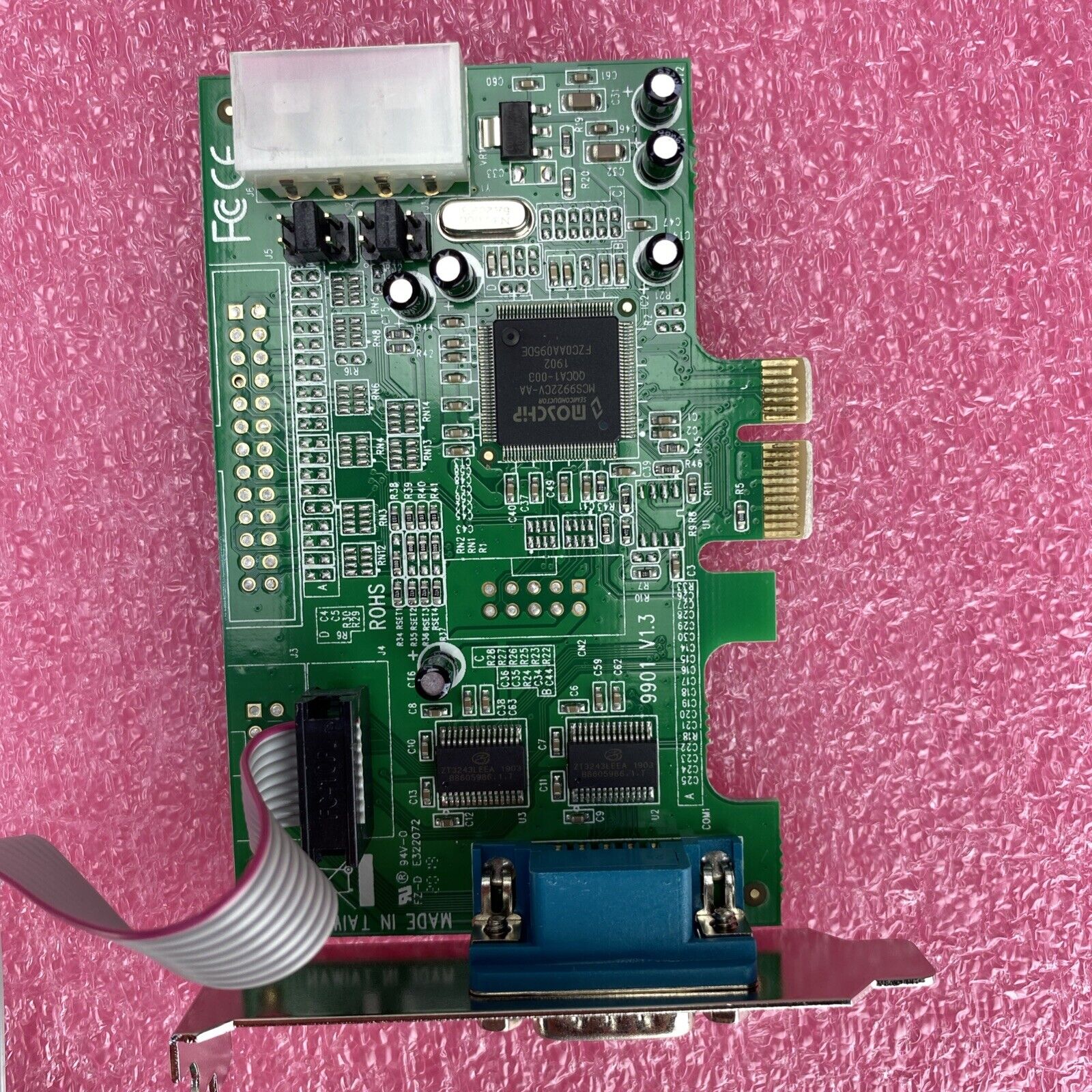 StarTech 2 Port PCIe RS-232 Serial Card Low Profile PEX2S553 Lot Of 5