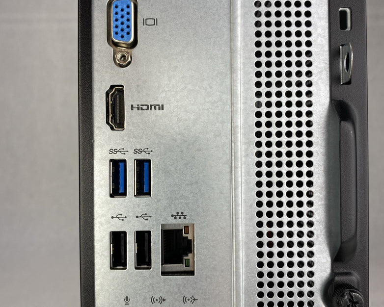 HP Slimline 270-p036 DT PC Intel i5-7400T 2.40GHz 1x8GB RAM WiFi No HDD OS