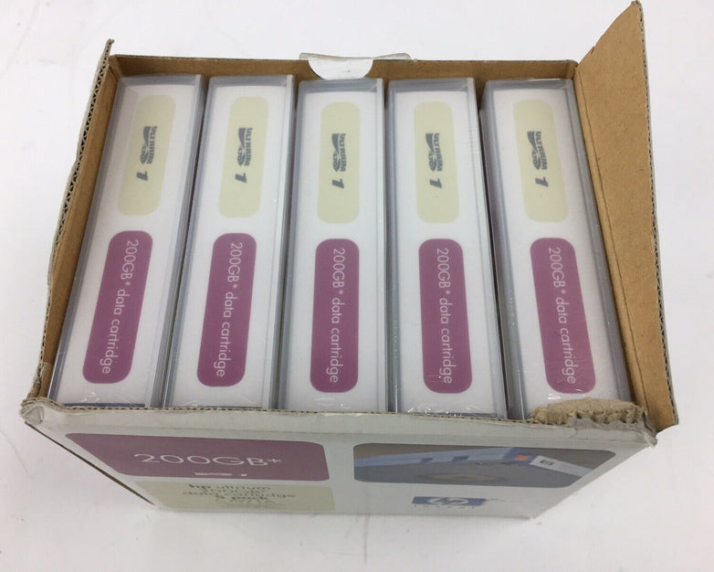 HP LTO-1 Ultrium 200GB Data Cartridge C7971A (Lot of 5)