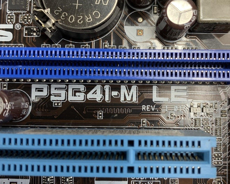 Asus P5G41-M LE Motherboard Pentium Dual-Core E6300 2.8GHz 2GB RAM w/ Shield