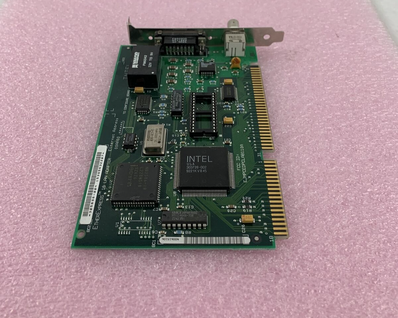 INTEL 16BIT AUI TP ETHERNET EHER EXPRESS ISA Adpater