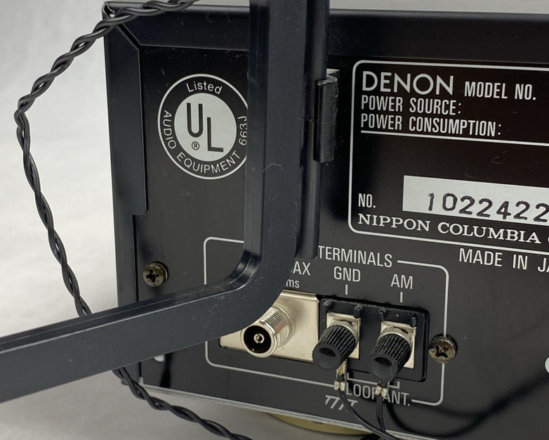 Denon DRA-435R Precision Audio Component AM-FM Stereo Receiver With Antenna