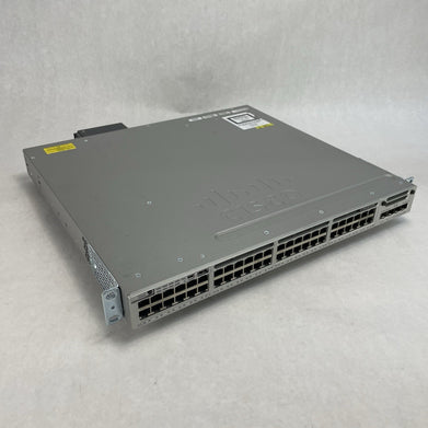 Cisco WS C3850 48U S V06 48 Port UPoE 1x 1100W PSU NM 2 10G Tested and Reset