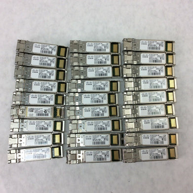 Cisco DS-SFP-FC8G-SW 8Gbps Channel SW Transceiver 8G (Lot of 27)