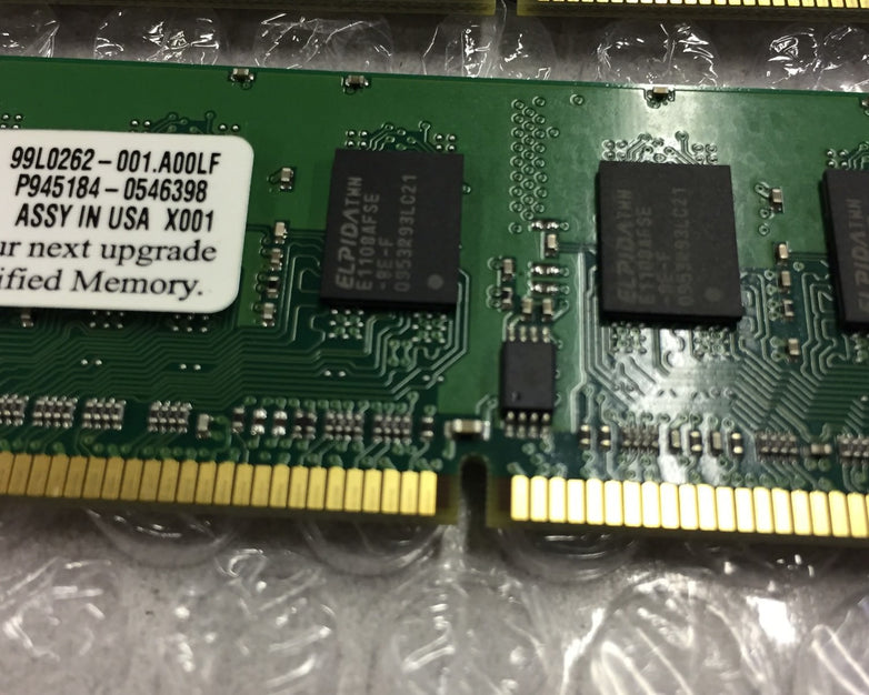 Kingston 2 GB RAM Kit (2x1) SNPKN992CK2/2G 99L0262-001 P945184-0546398