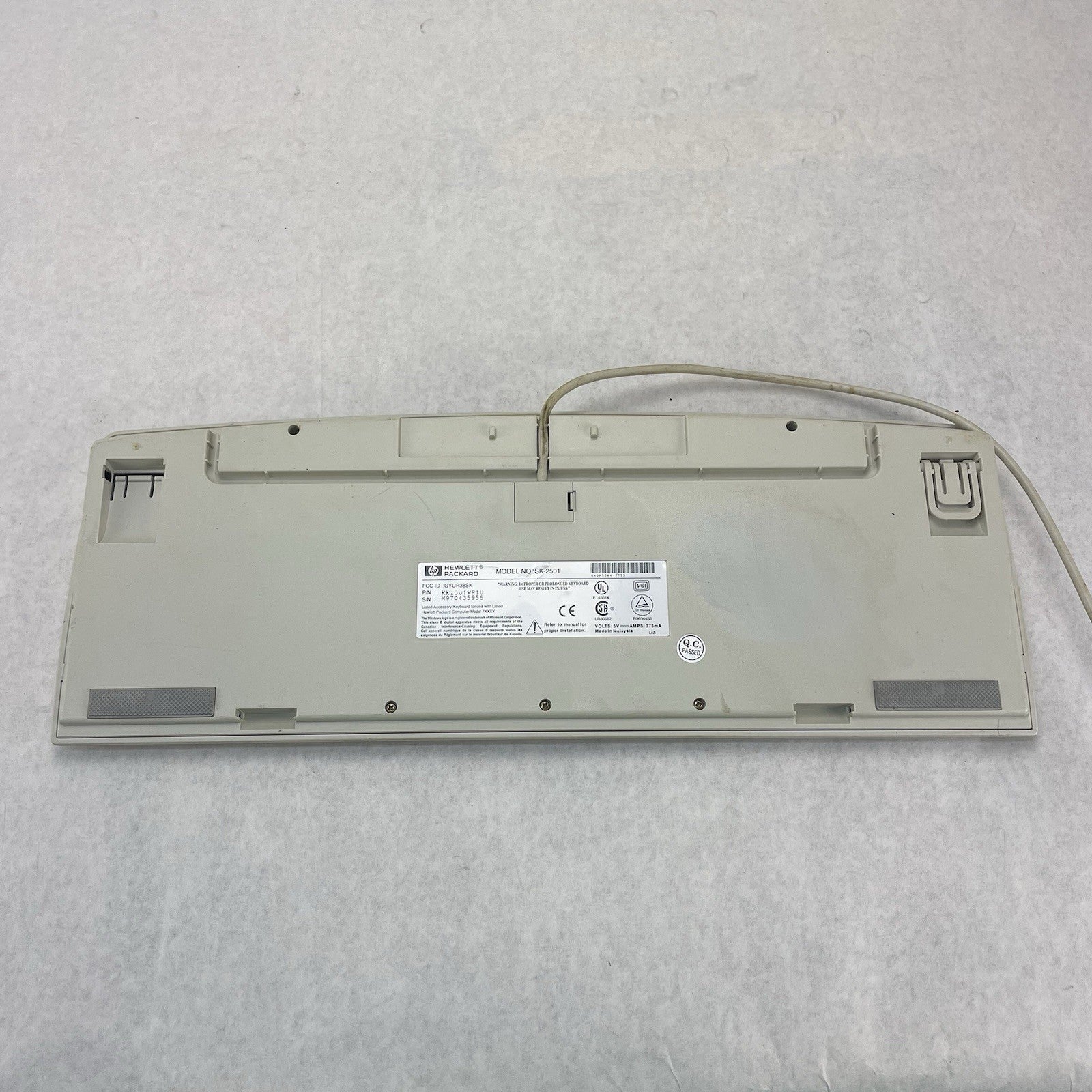 Hewlett Packard SK-2501K / SK2501K PS/2-Wired Keyboard8