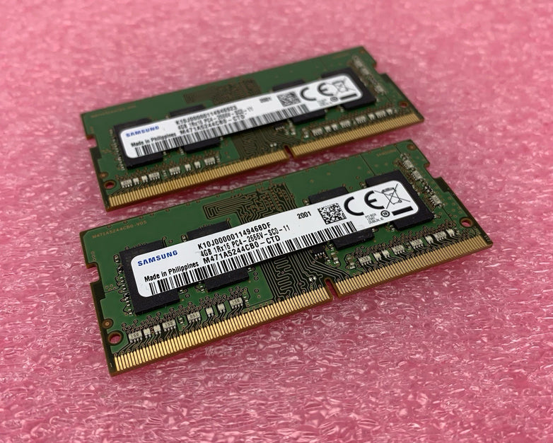 Samsung M471A5244CB0-CTD PC4-2666V-SC0-11 4GB 1Rx16 Desktop Memory RAM Lot of 2