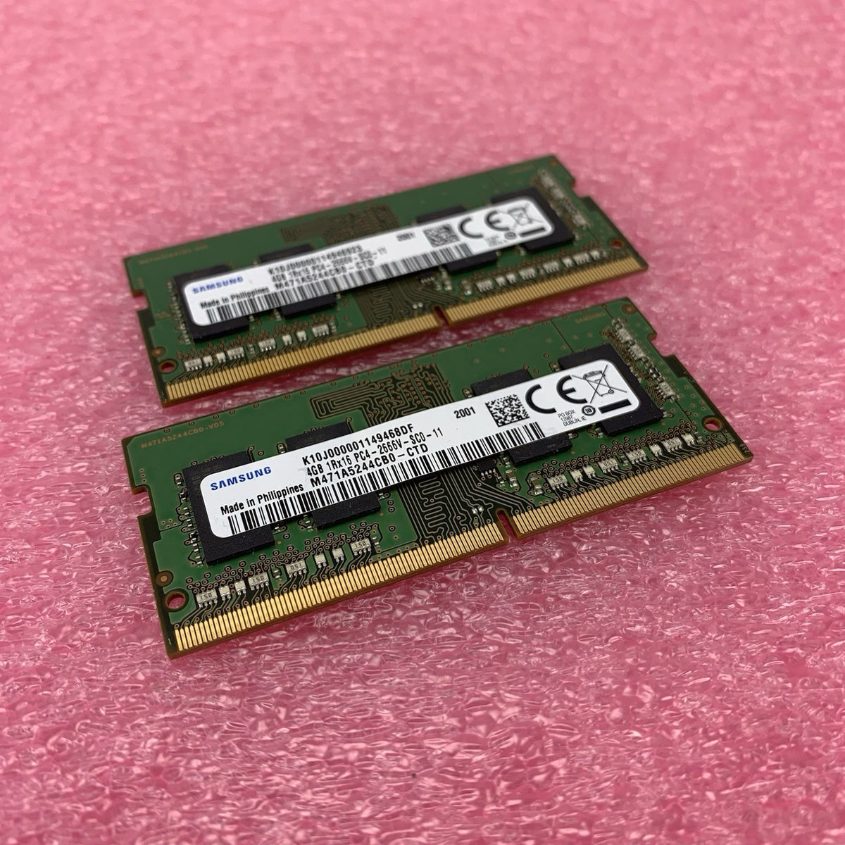 Samsung M471A5244CB0-CTD PC4-2666V-SC0-11 4GB 1Rx16 Desktop Memory RAM Lot of 20