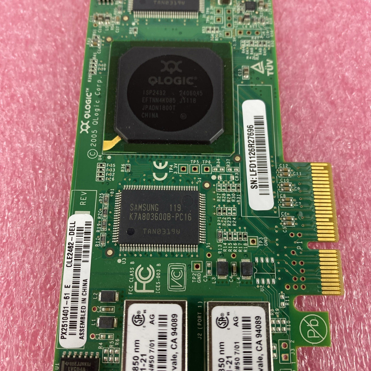 QLogic PX2510401 Dual-Port 4GB Fibre Channel Host Bus Adapter - Lot of 26