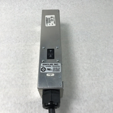 Simclar 100-885-142 E240869 Power Adapter