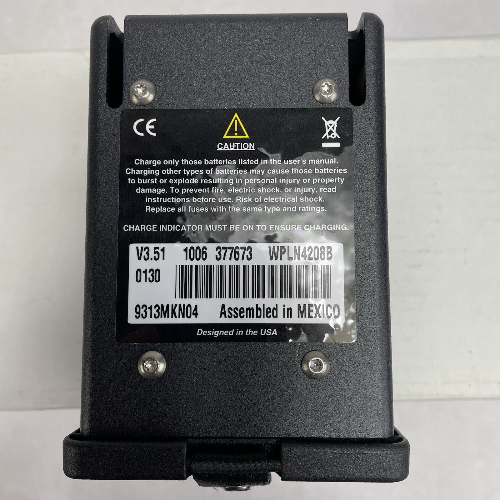 Motorola Impres Vehicular Car Rapid Charger NNTN7615C 377673 NNTN7616C