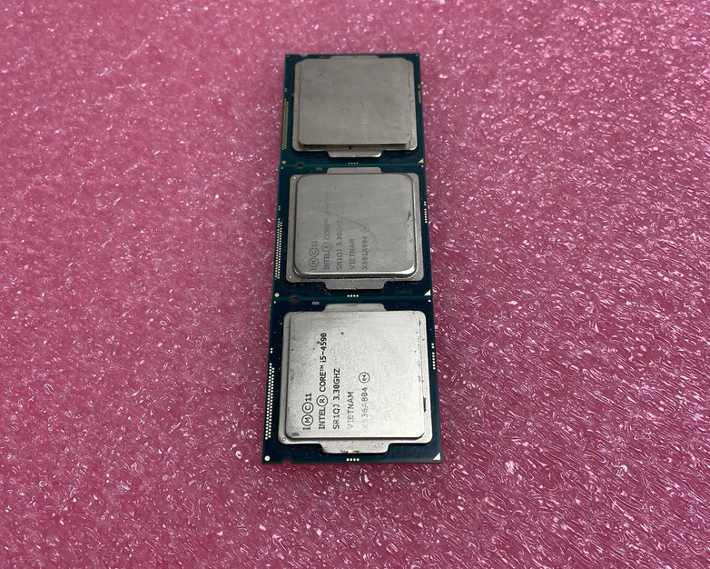Lot of 3 Intel Core i5-4590 SR1QJ 3.3GHz Desktop CPU
