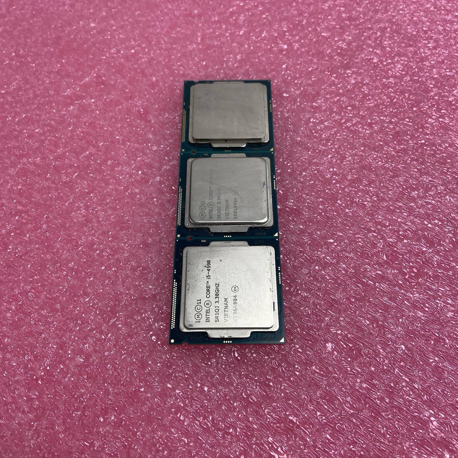 Lot of 3 Intel Core i5-4590 SR1QJ 3.3GHz Desktop CPU4