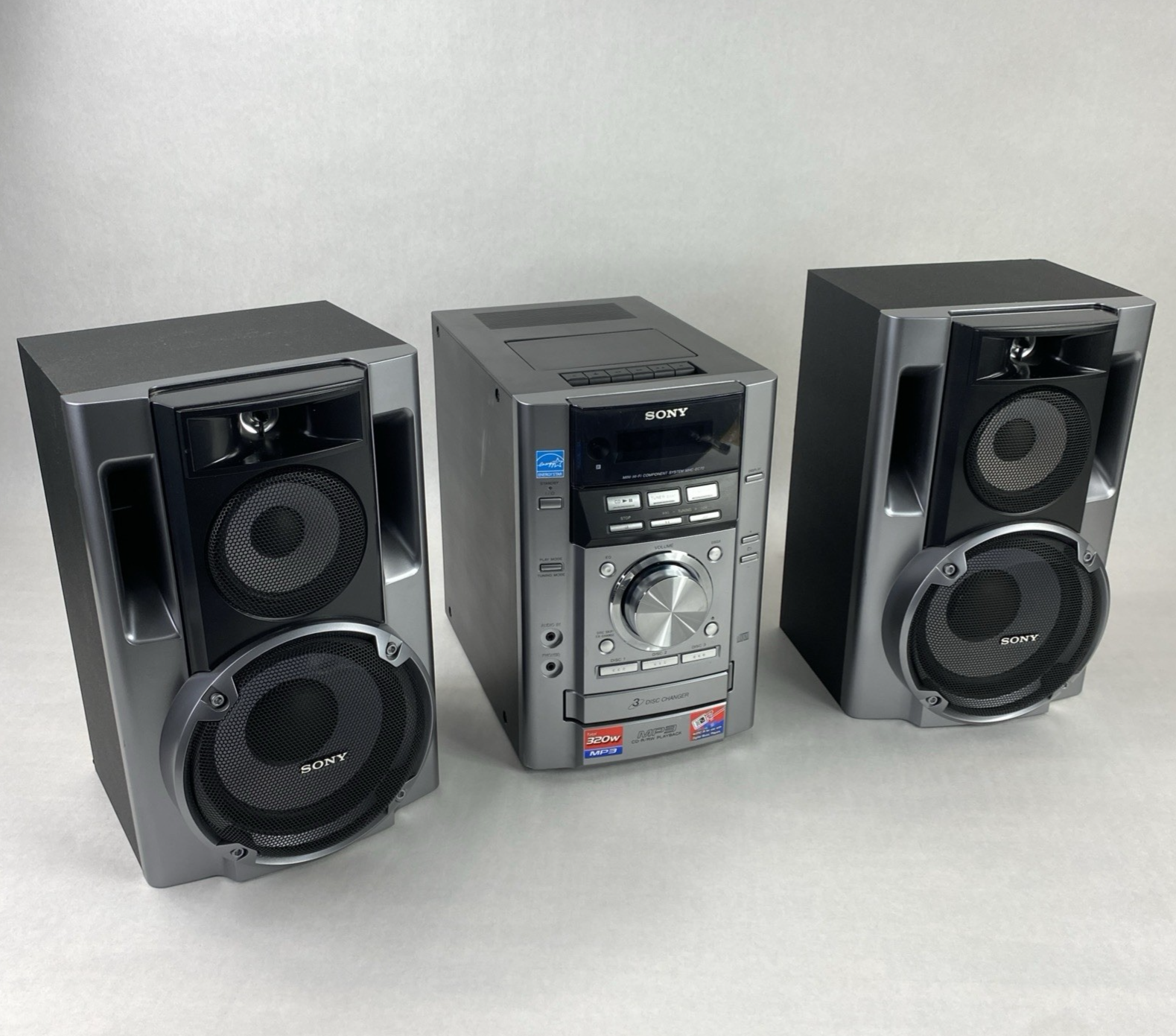 Sony HCD-EC70 Compact Disc Deck Receiver w/ Speakers - Parts or Repair