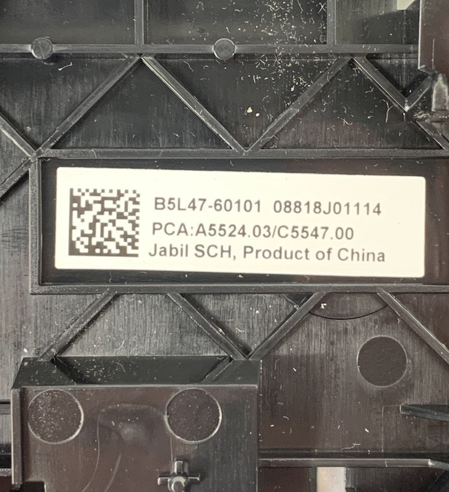 HP LaserJet MFP M632 B5L47-60101 Control Panel Assembly5