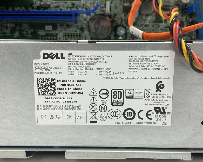 Dell Optiplex 5050 SFF Intel Core i5-7500 3.4GHz 8GB RAM No HDD No OS