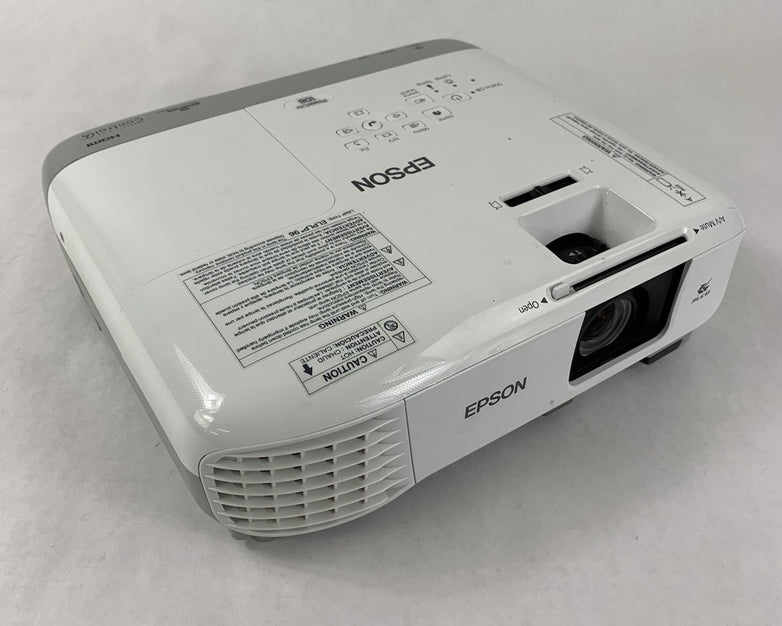 Epson PowerLite 108 H860A LCD Projector 1256 Lamp Hours - No Remote