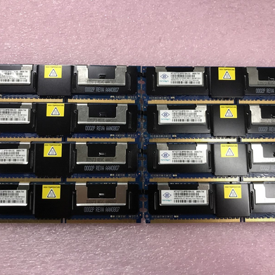 Nanya 8GB Kit 8x1GB 2Rx4 PC2-5300F-555-11-B4 ECC Server RAM NT1GT72U8PB1BN-3C