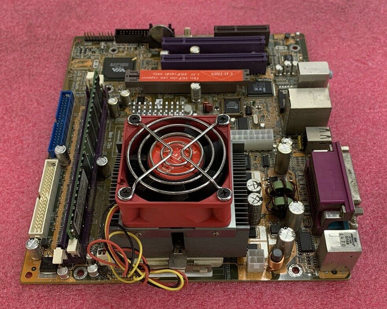 SOYO SY-K7VM333 Motherboard mATX AMD Sempron 2500T 1.75GHz 256MB RAM w/ Shield
