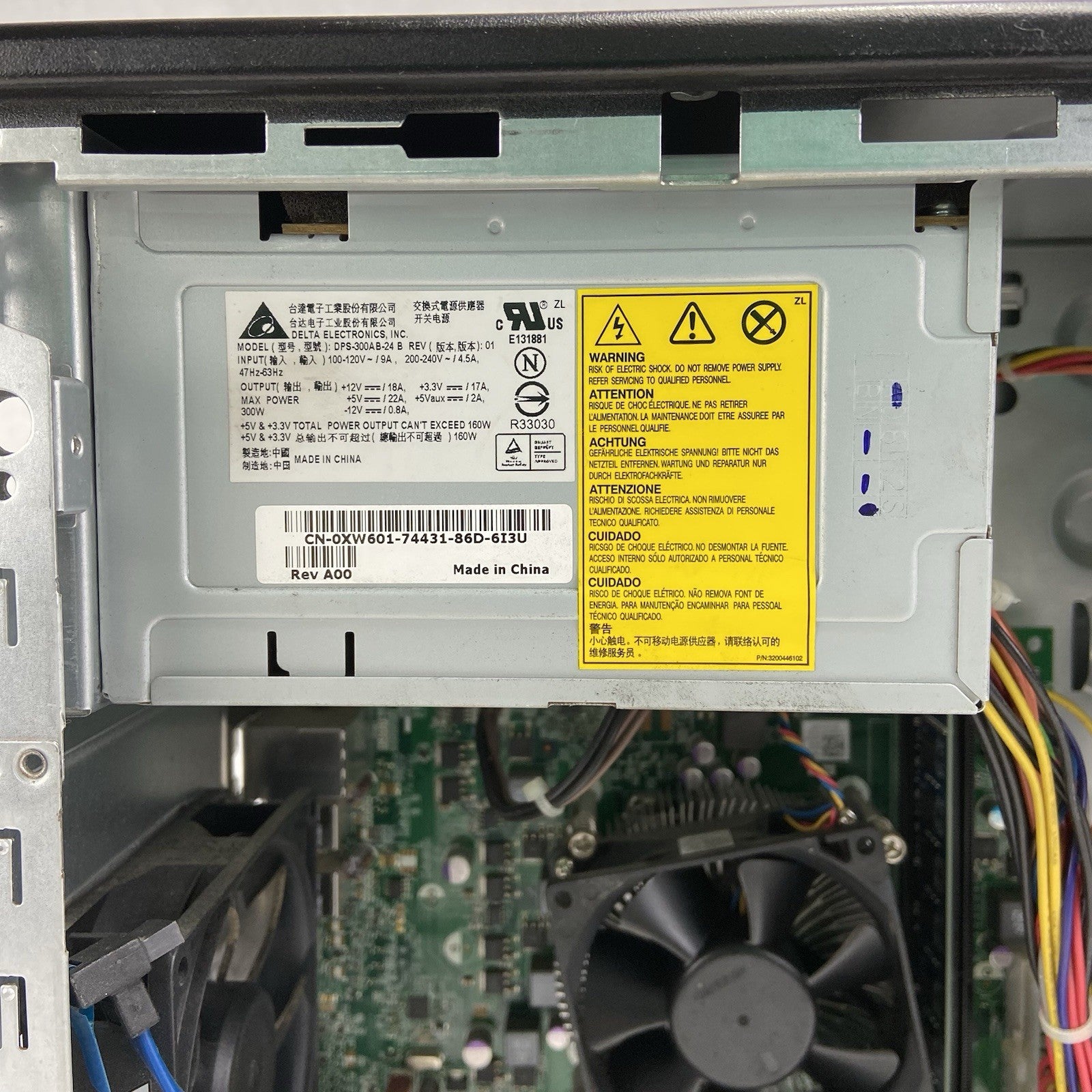 Dell Vostro 270 MT Intel Core i3-3220 3.3GHz 4GB RAM No HDD No OS10
