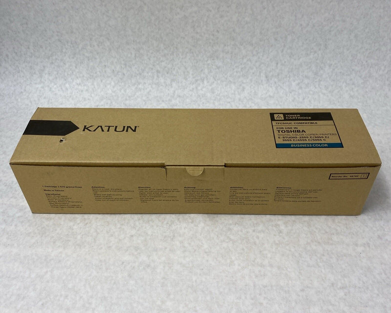 Katun TFC50UC Compatible Cyan Toner Cartridge For Toshiba Color Copier/ Printers