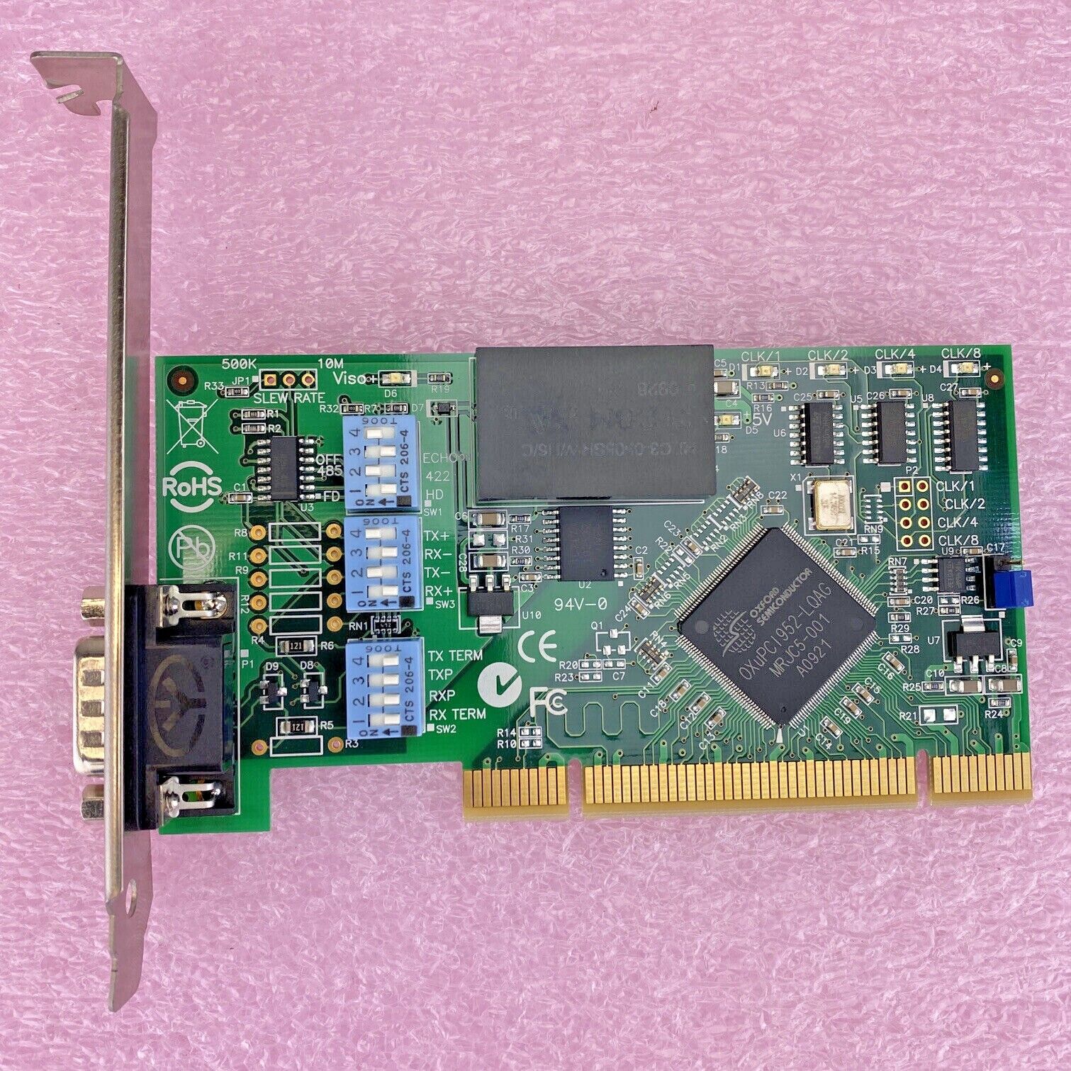 Axxon LF749KB REV. B PCI 1port Galvanically Isolated RS422/RS485 Serial Adapter
