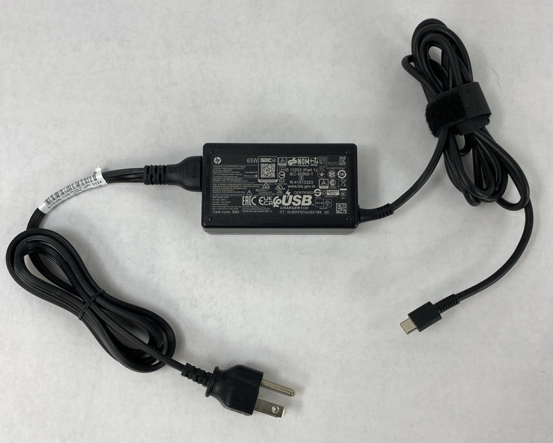 HP TPN-CA21 65W 20V 3.25A USB-C Tip Charger AC Adapter (Lot of 10)