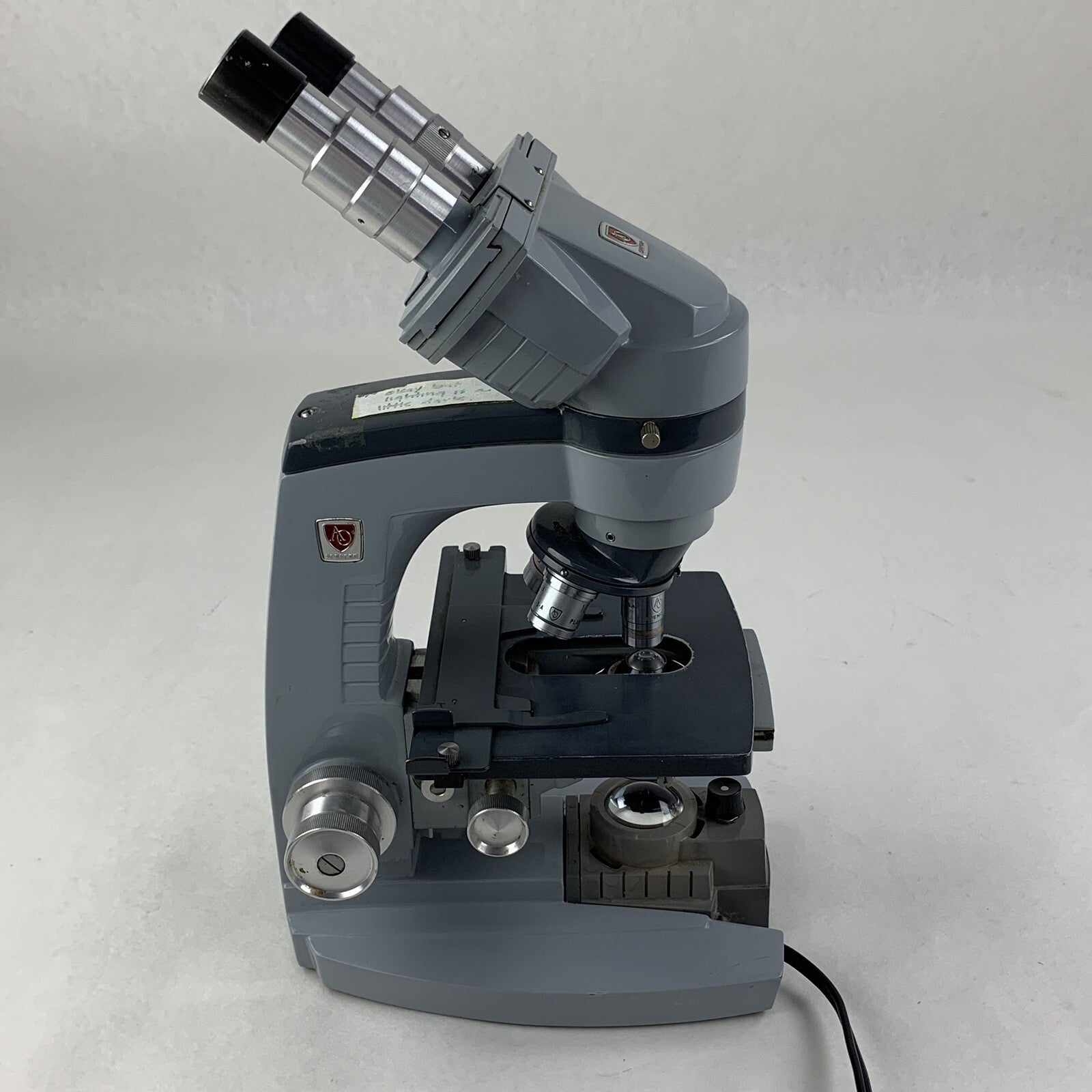 American 1037 Spencer Laboratory Microscope 100/1.25, Oil 10/.25, 45x NA 56