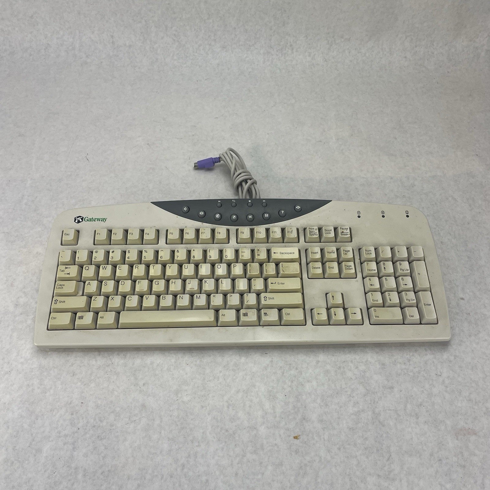Gateway Keyboard RT3602 Vintage Wired Tested1