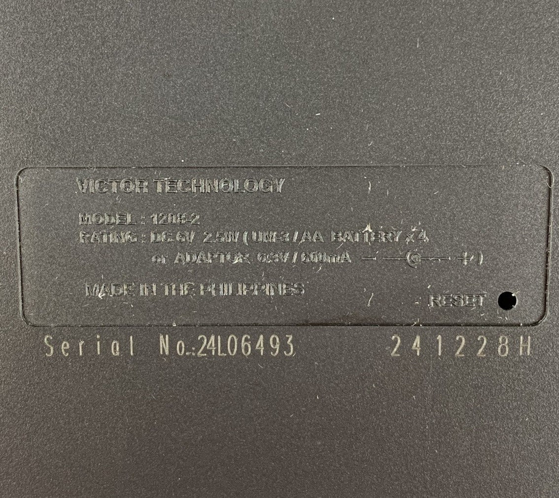 Victor 1208-2 Compact Printing Calculator - Tested7