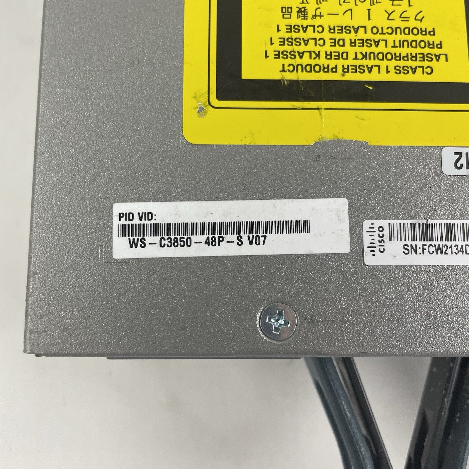 Cisco WS-C3850-48U-S V07 48-Port UPoE Switch  2x 1100W PSU Tested & Reset14